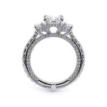 Load image into Gallery viewer, Vintage Three Stone Oval Cut Moissanite Engagement Ring