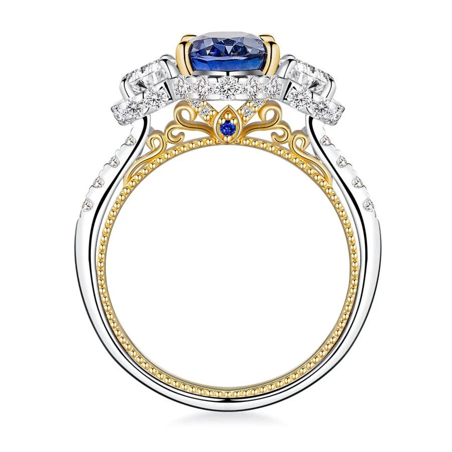 Unique Vintage Style Engagement Ring
