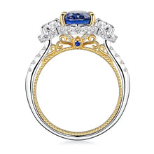 Load image into Gallery viewer, Unique Vintage Style Engagement Ring
