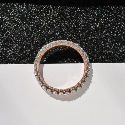 Whispering Brilliance Moissanite Wedding Band